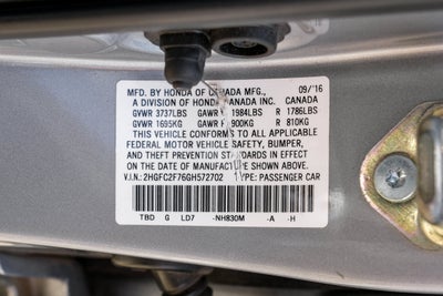 2016 Honda Civic EX