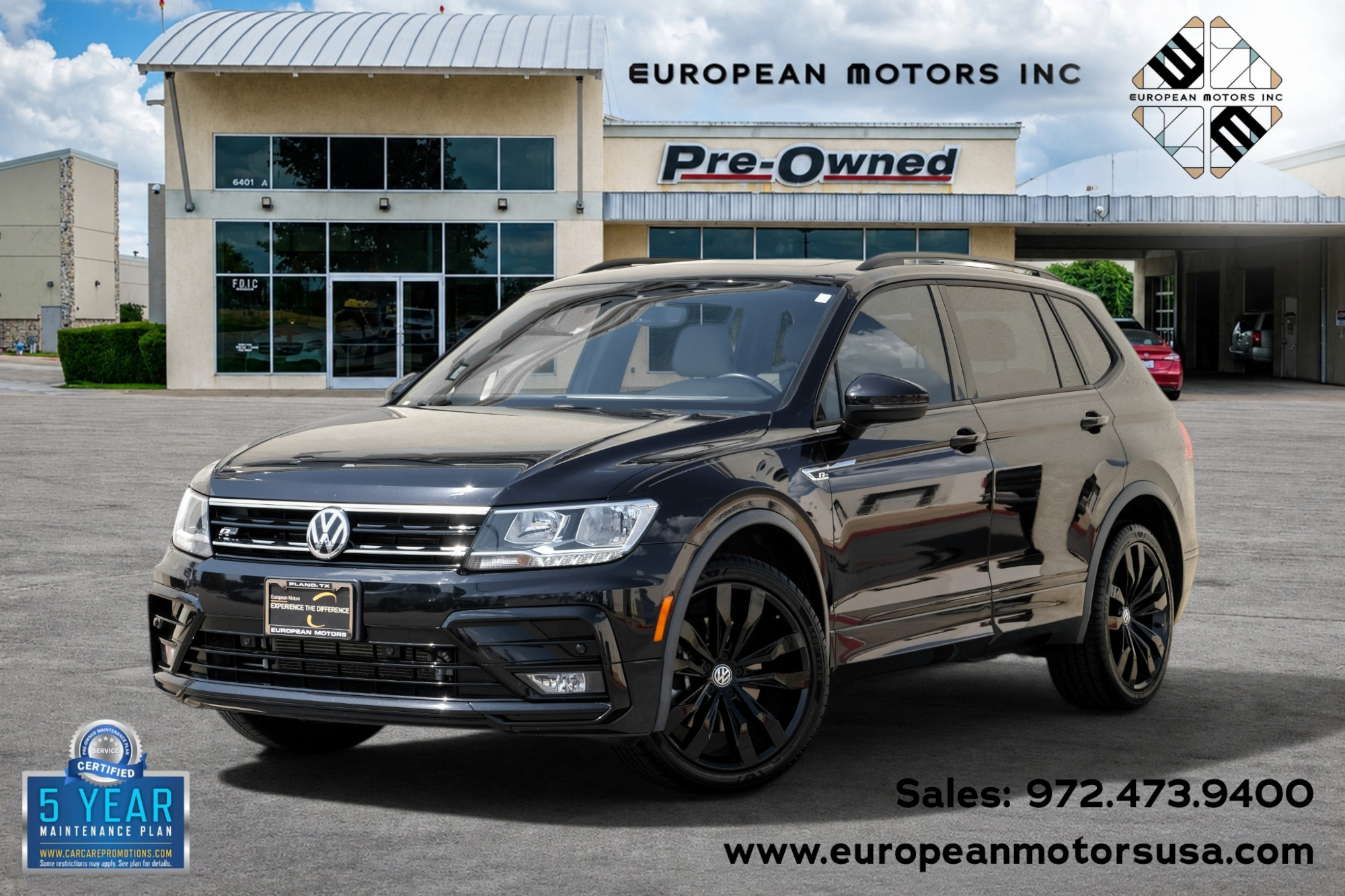 2021 Volkswagen Tiguan 2.0T SE R-Line Black
