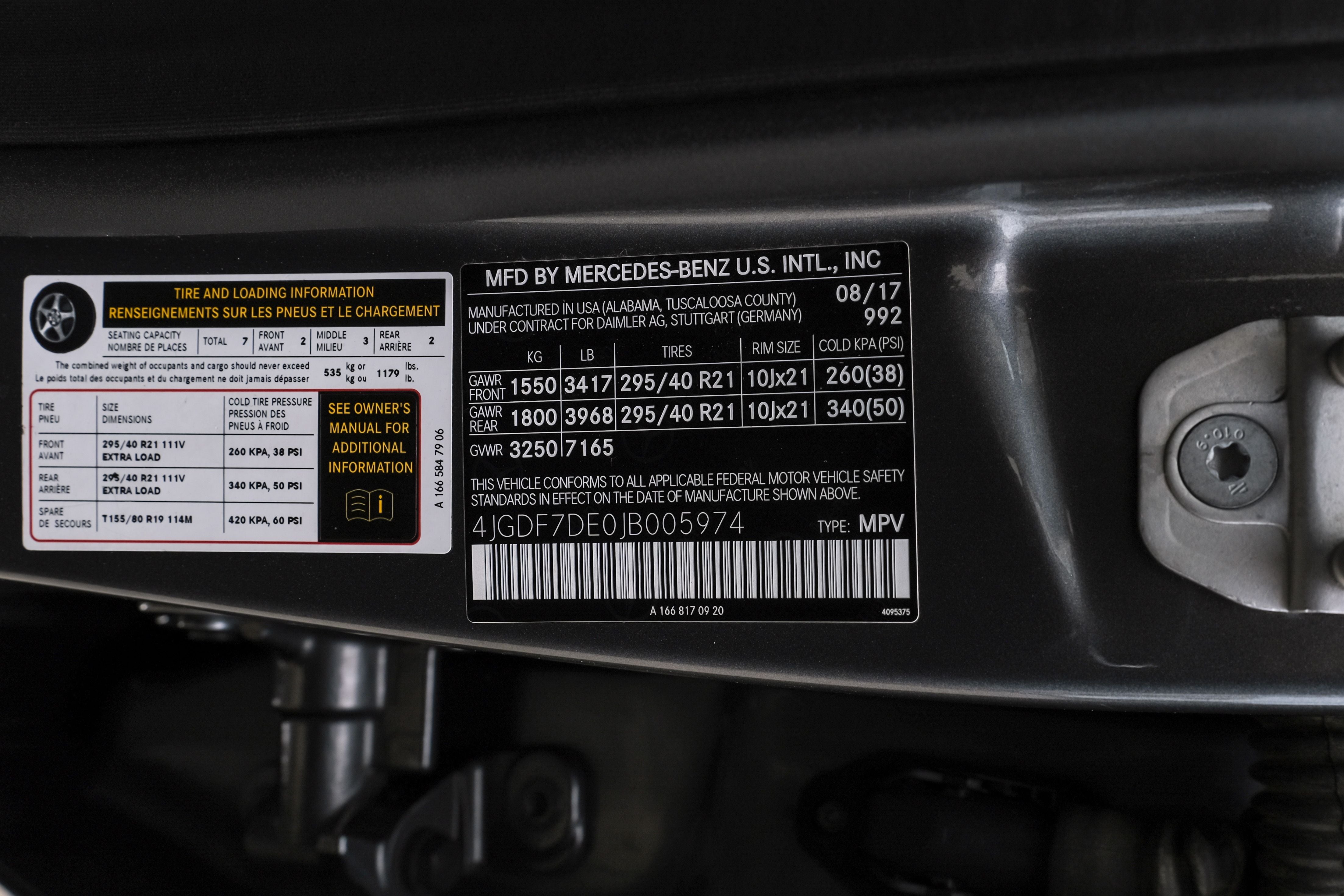2018 Mercedes-Benz GLS GLS 550 4MATIC®