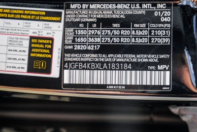 2020 Mercedes-Benz GLE GLE 350 4MATIC®