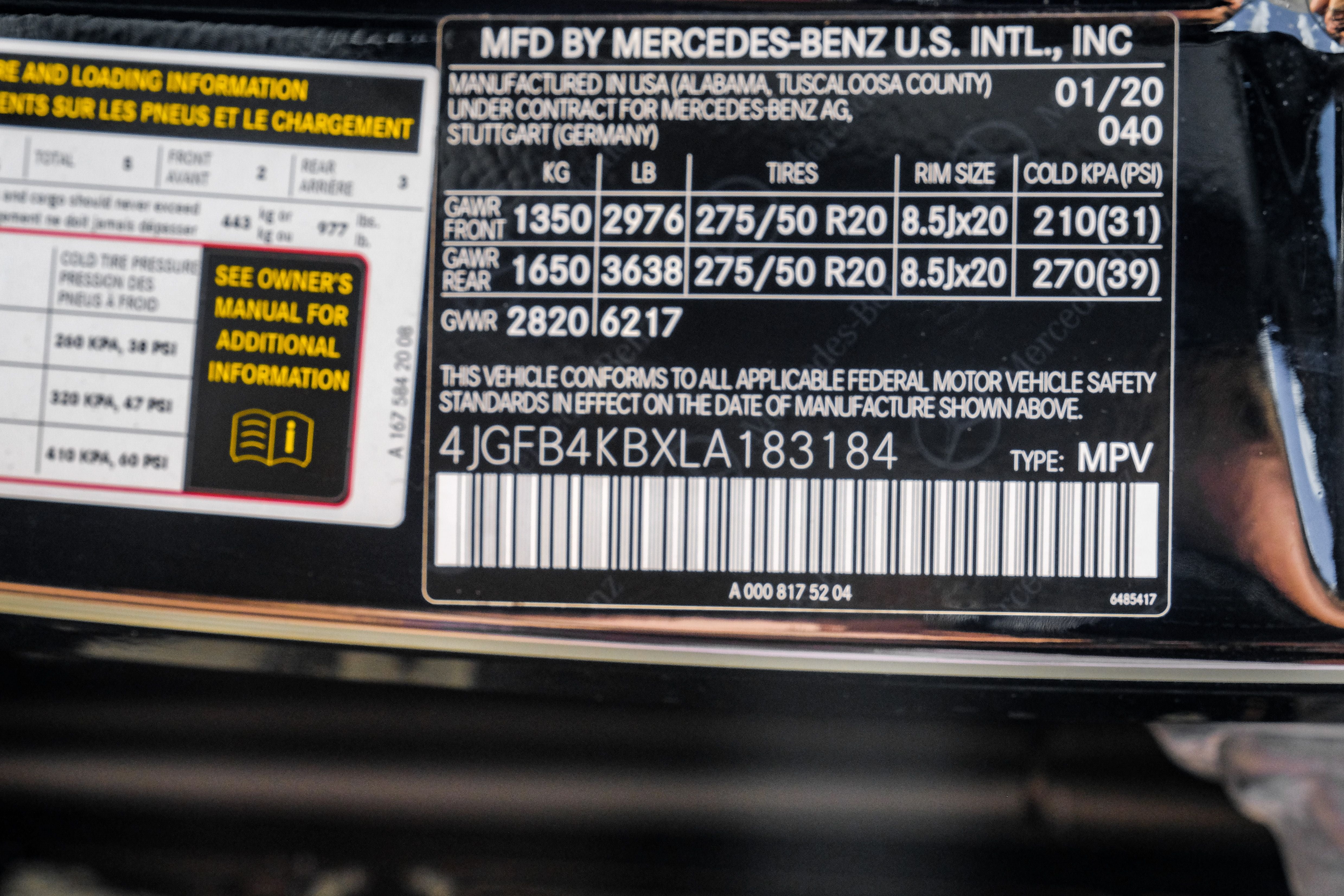 2020 Mercedes-Benz GLE GLE 350 4MATIC®