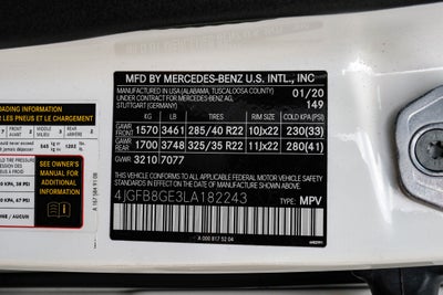 2020 Mercedes-Benz GLE GLE 580 4MATIC®