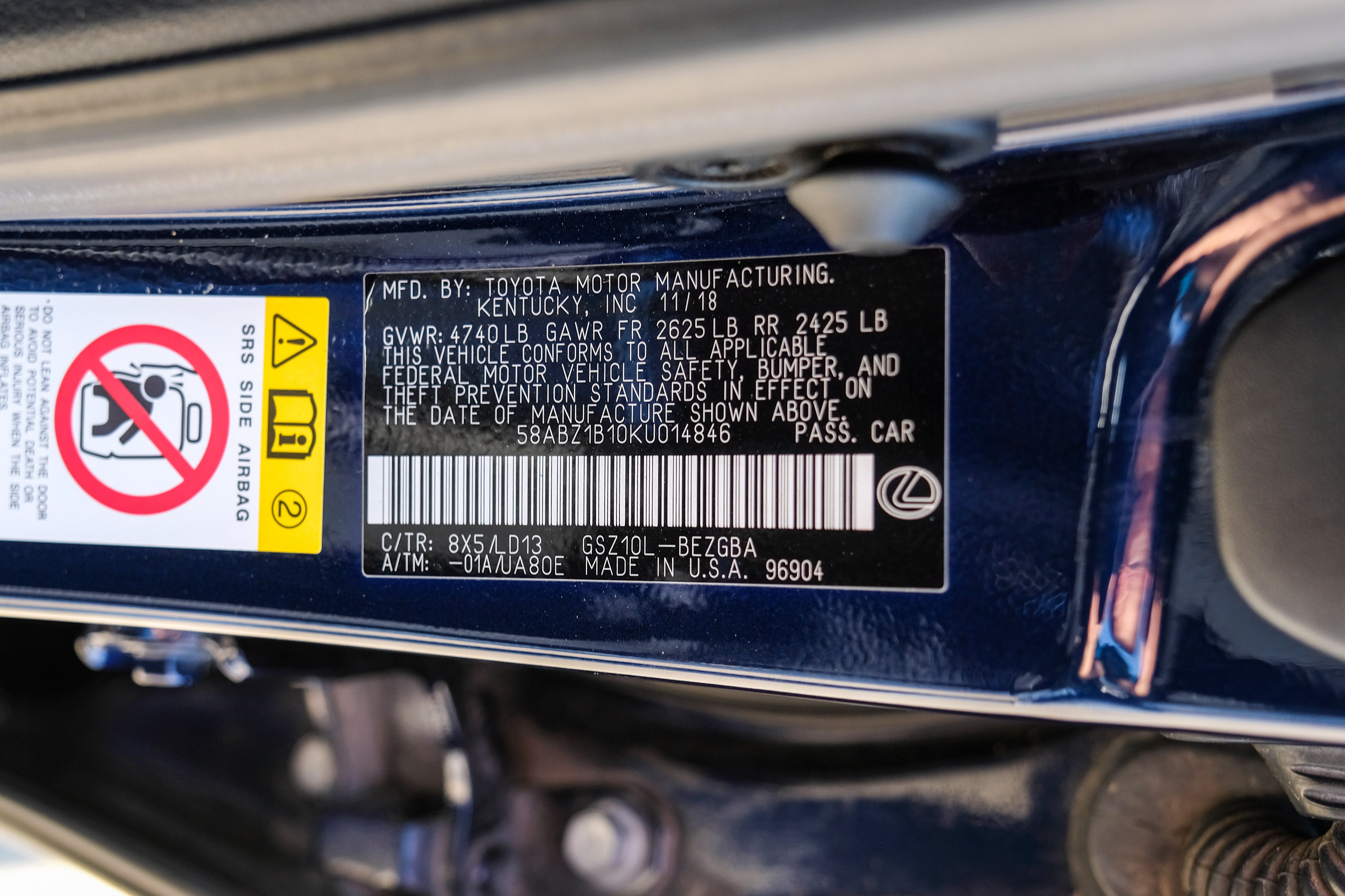 2019 Lexus ES 350