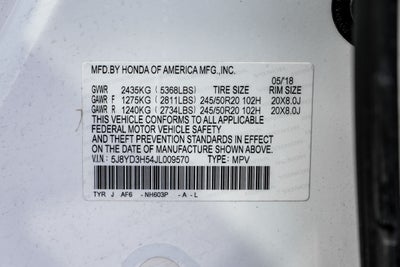 2018 Acura MDX 3.5L w/Technology Package