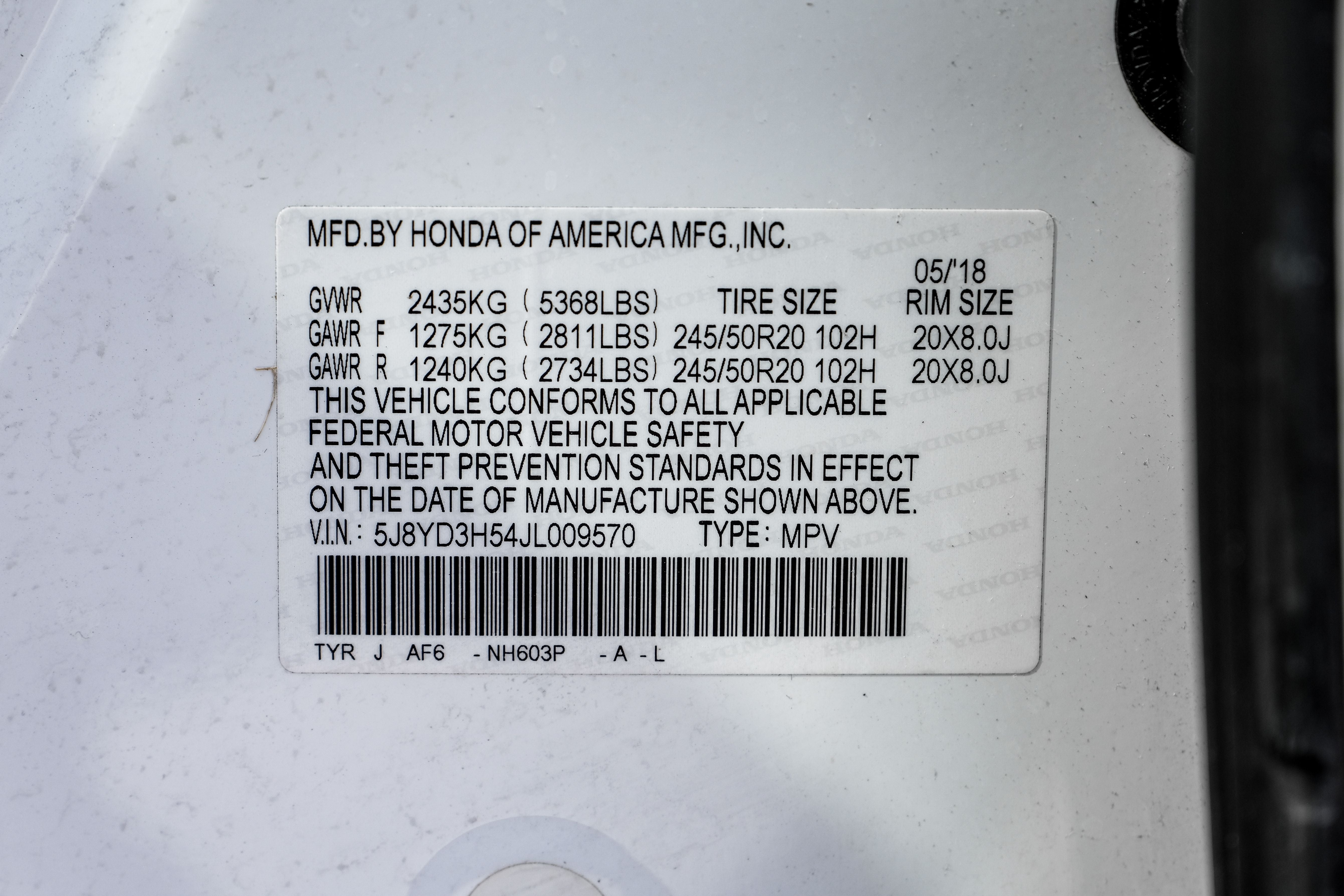 2018 Acura MDX 3.5L w/Technology Package