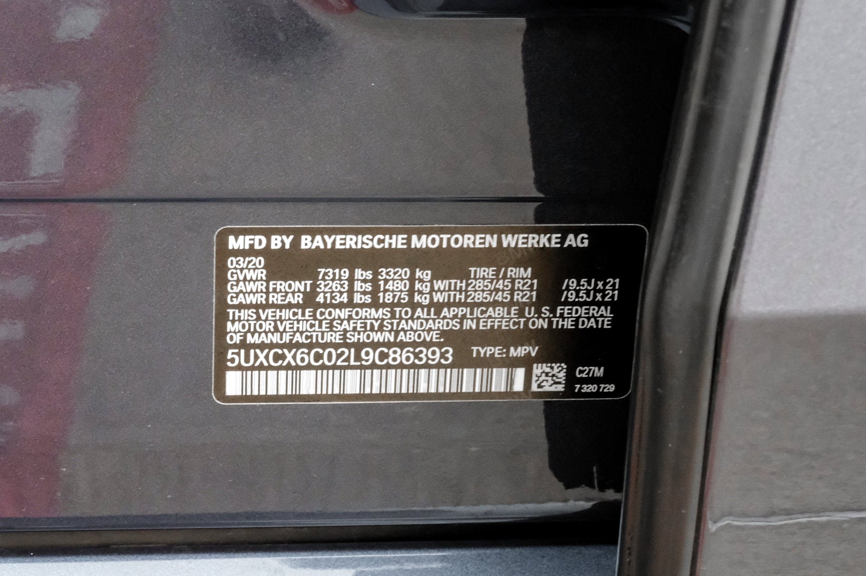 2020 BMW X7 M50i