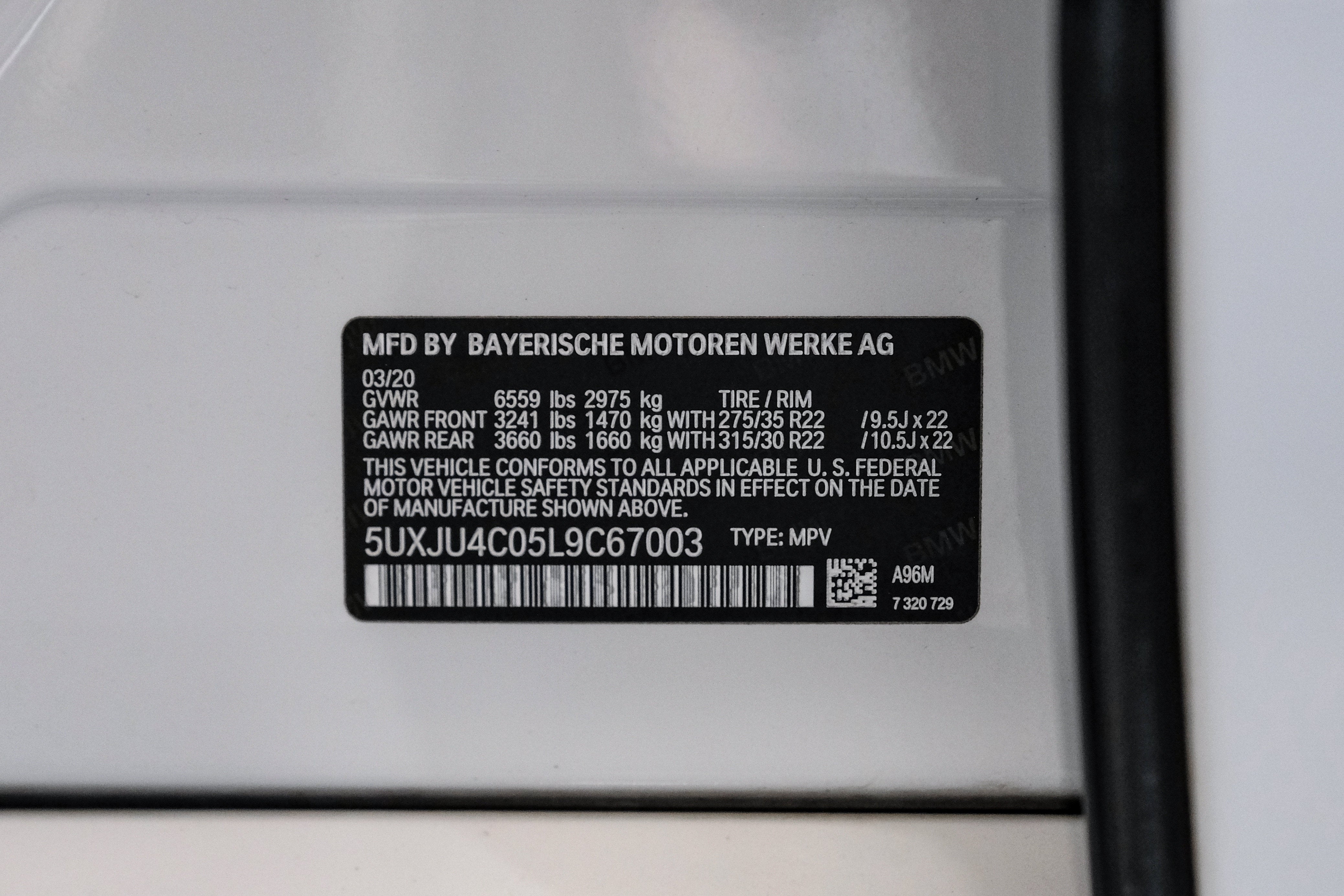 2020 BMW X5 M50i