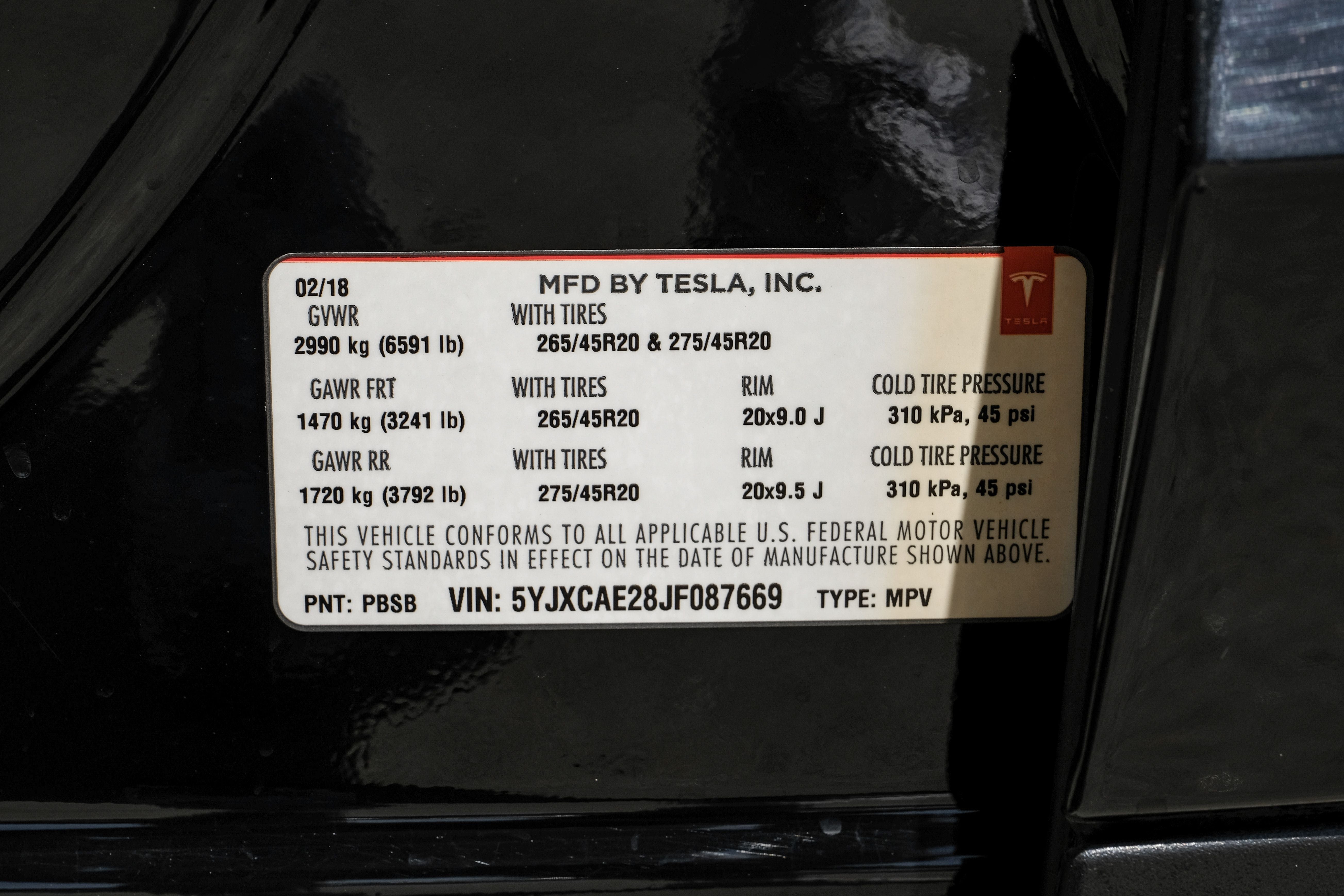 2018 Tesla Model X 75D