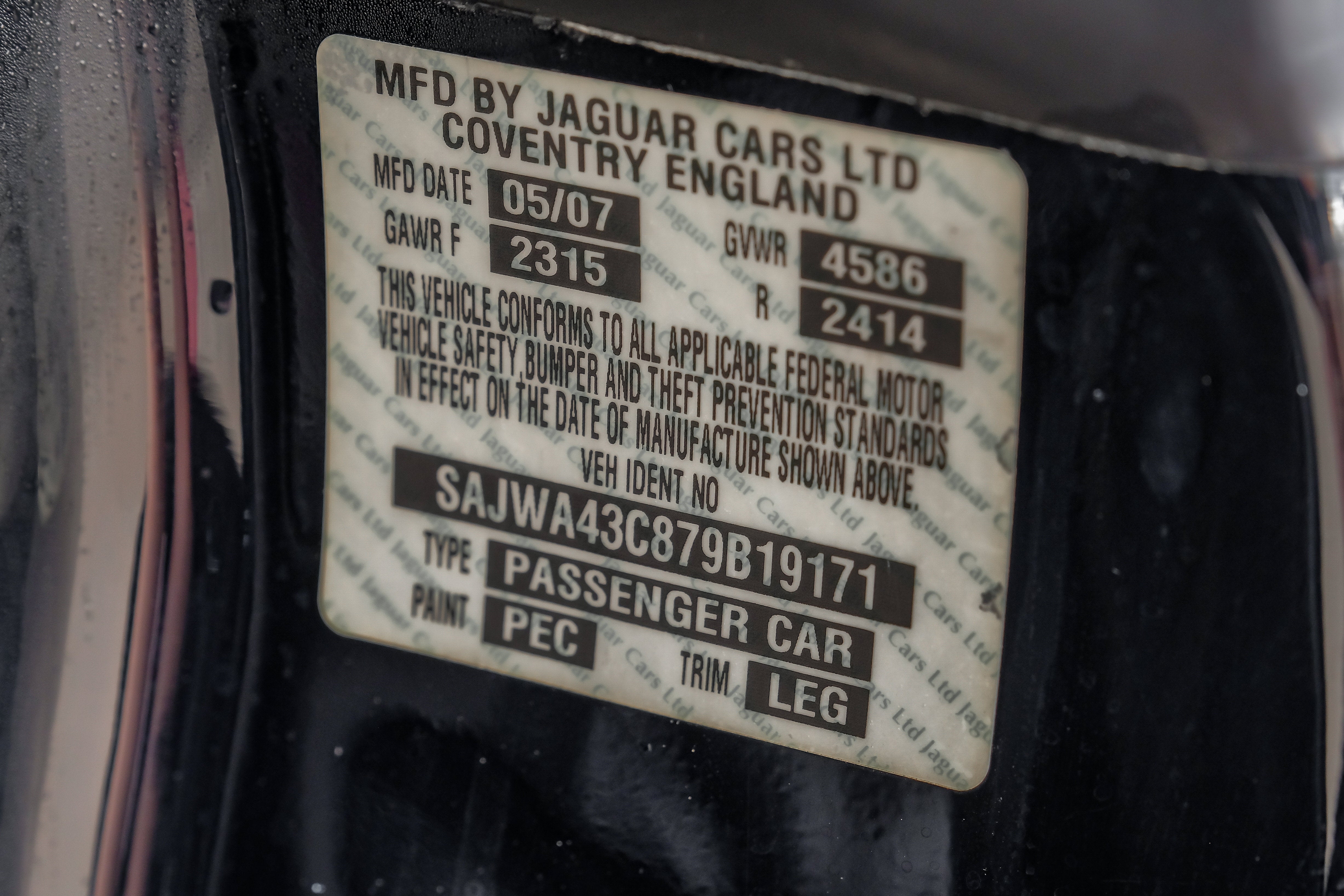 2007 Jaguar XK XKR Base