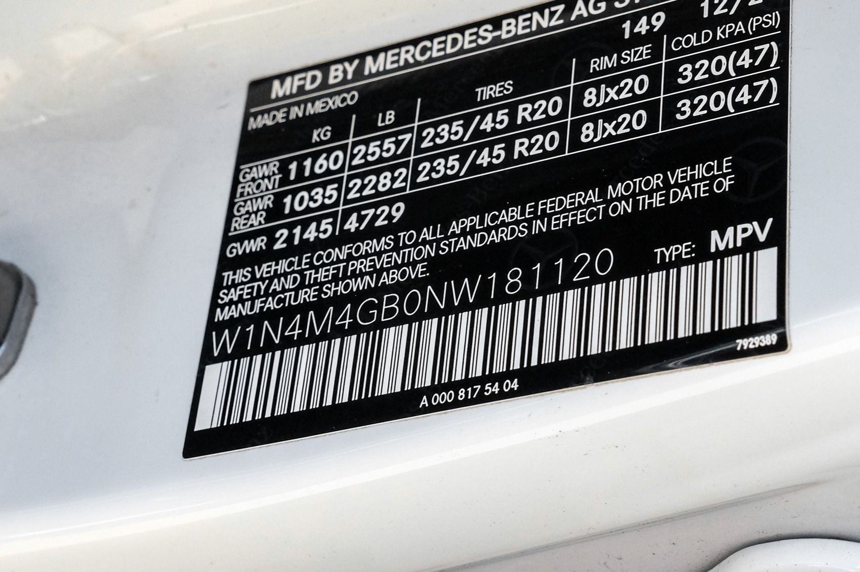 2022 Mercedes-Benz GLB GLB 250