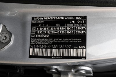 2021 Mercedes-Benz GLB GLB 250 4MATIC®
