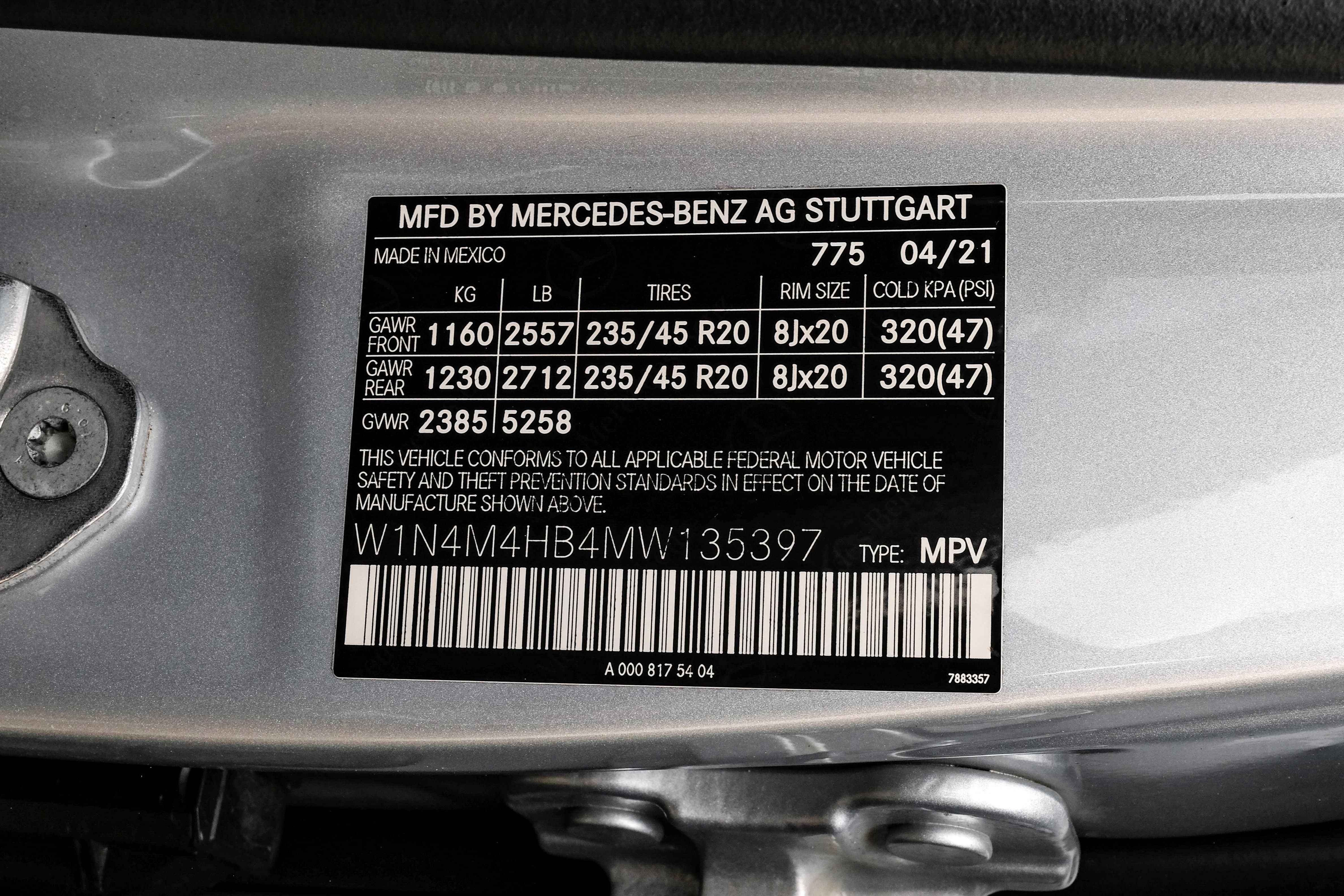 2021 Mercedes-Benz GLB GLB 250 4MATIC®