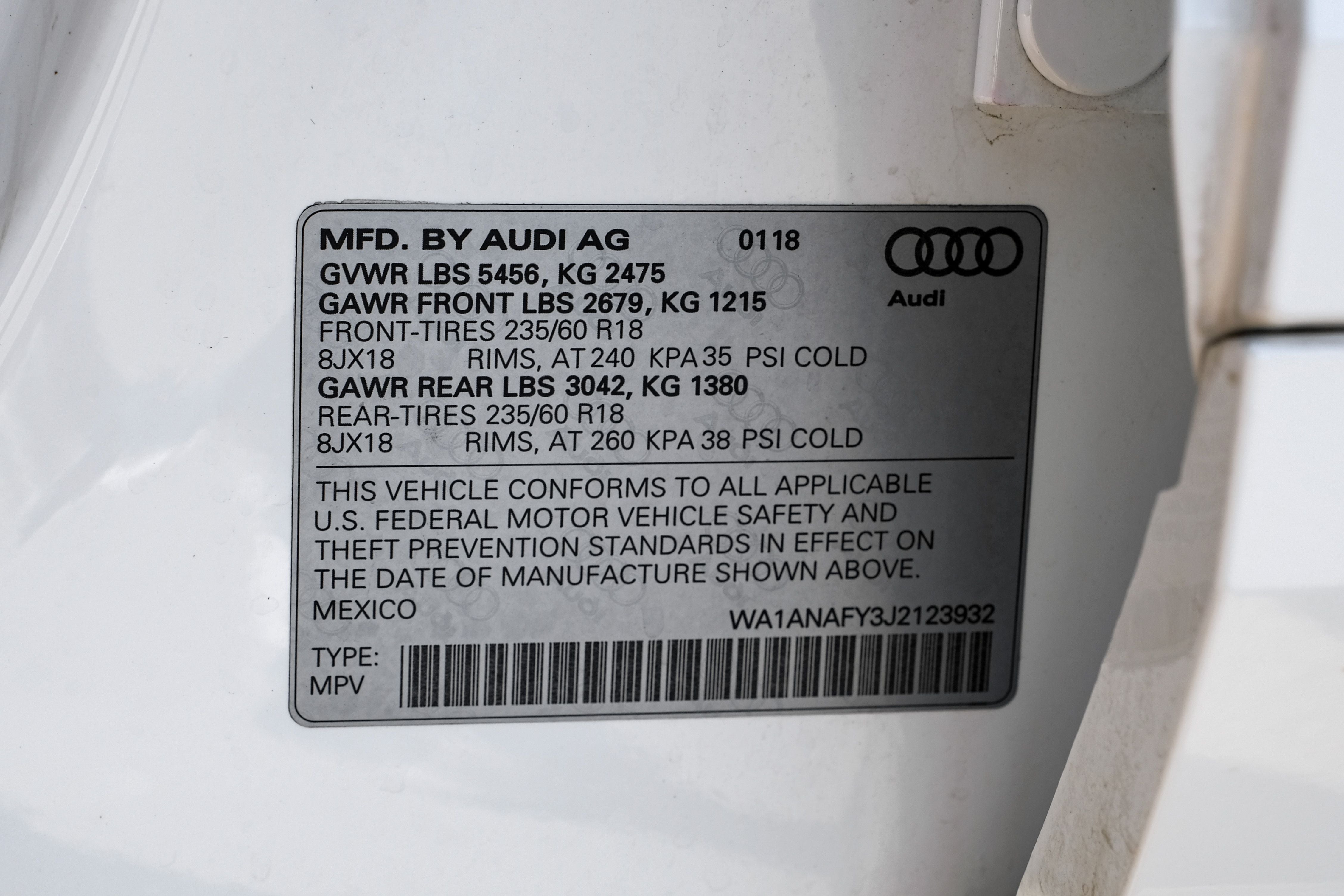 2018 Audi Q5 2.0T Premium quattro