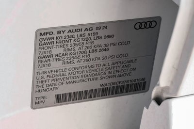 2025 Audi Q3 Premium S Line quattro