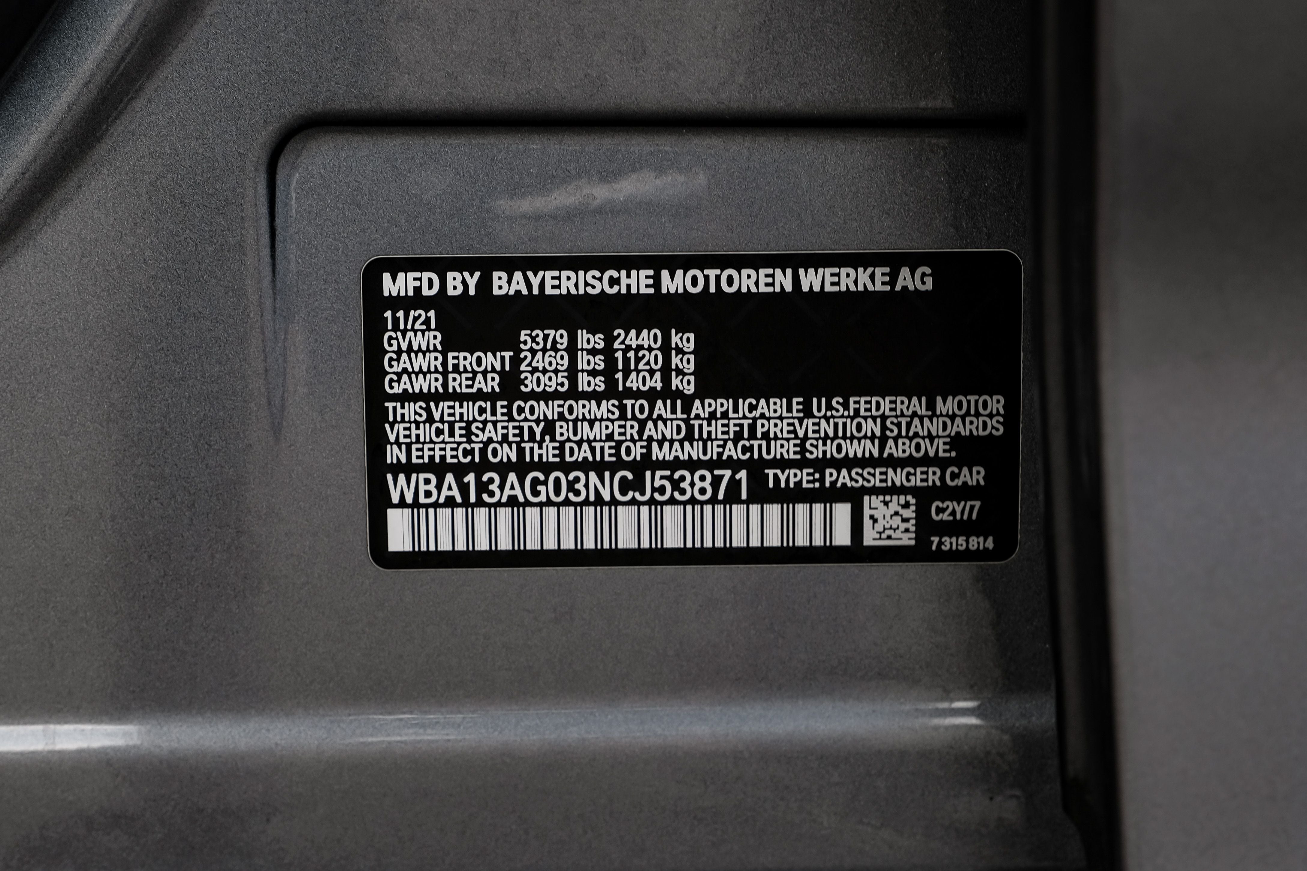 2022 BMW 5 Series 530e iPerformance