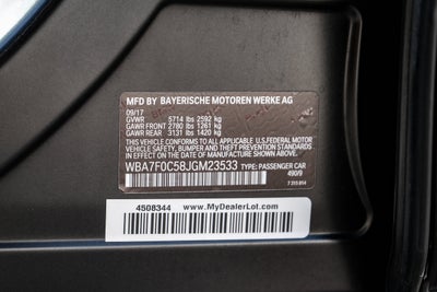 2018 BMW 7 Series 750i