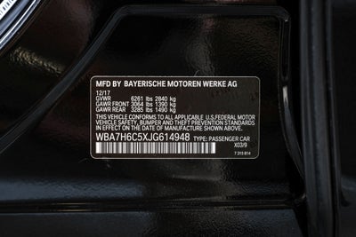 2018 BMW 7 Series M760i