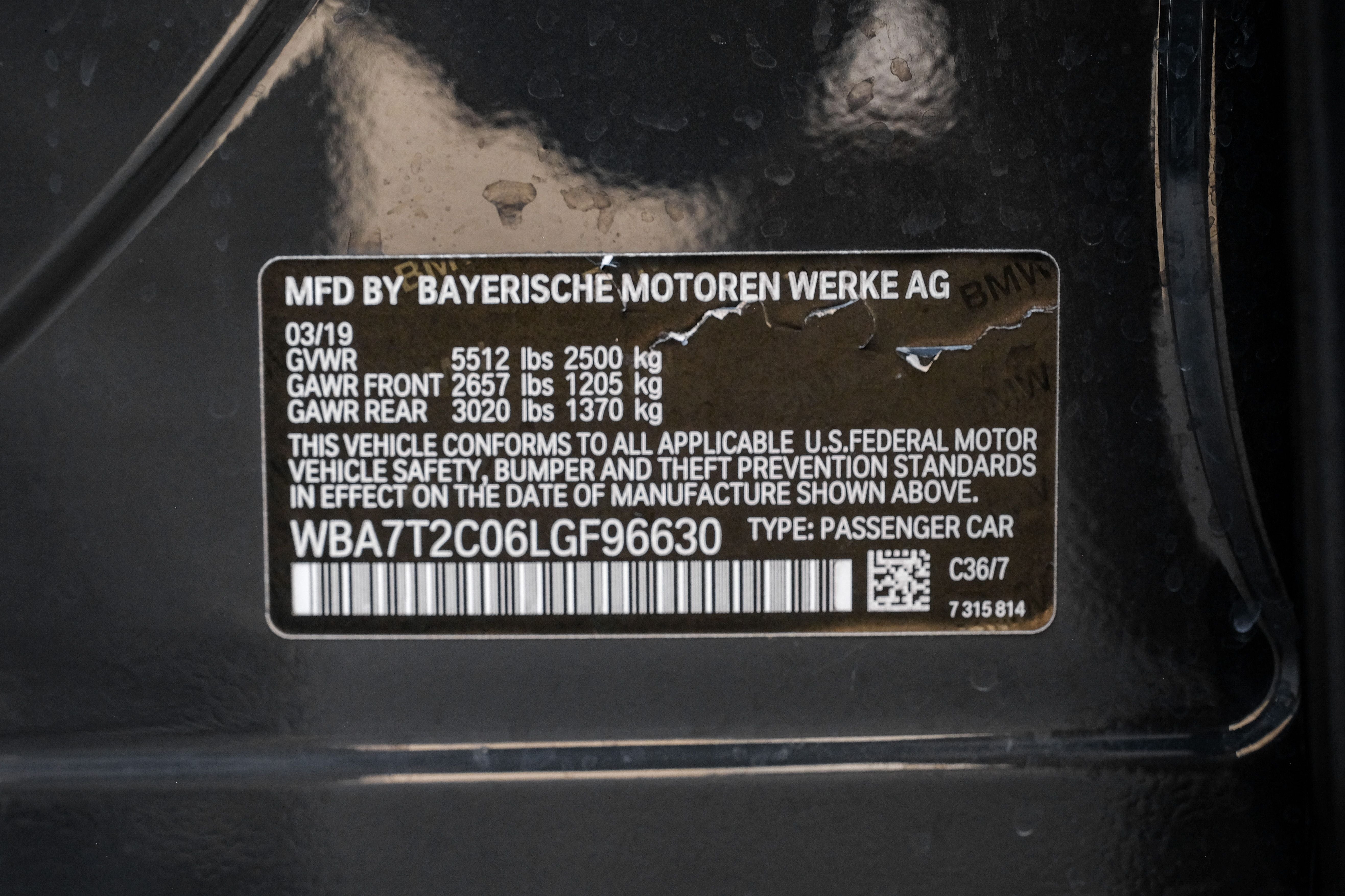 2020 BMW 7 Series 740i