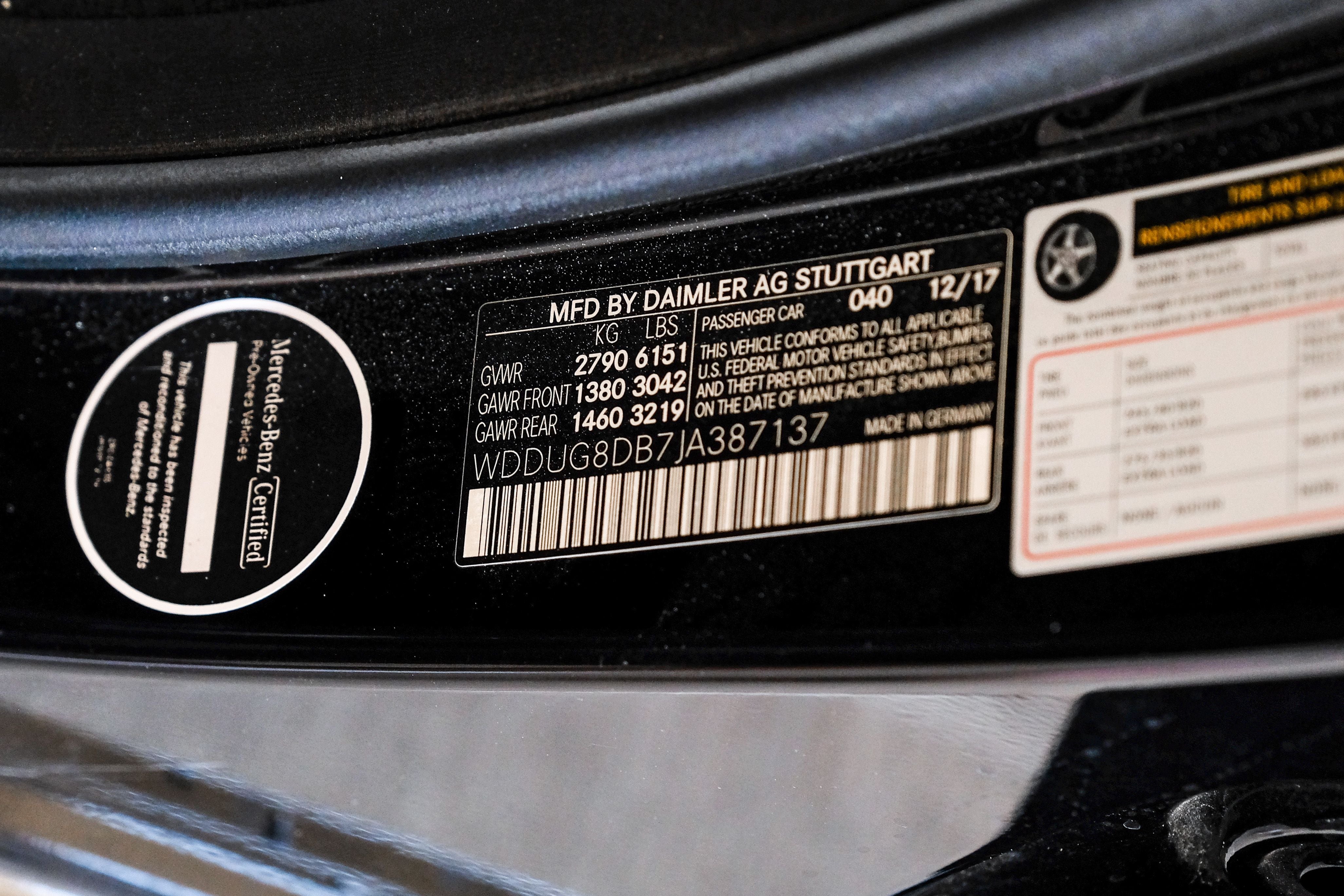 2018 Mercedes-Benz S-Class S 560