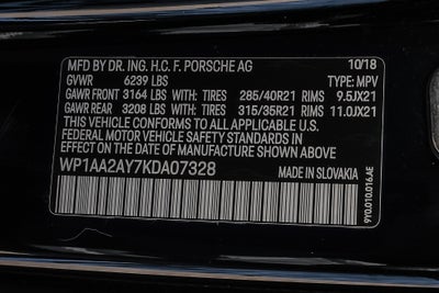 2019 Porsche Cayenne Base